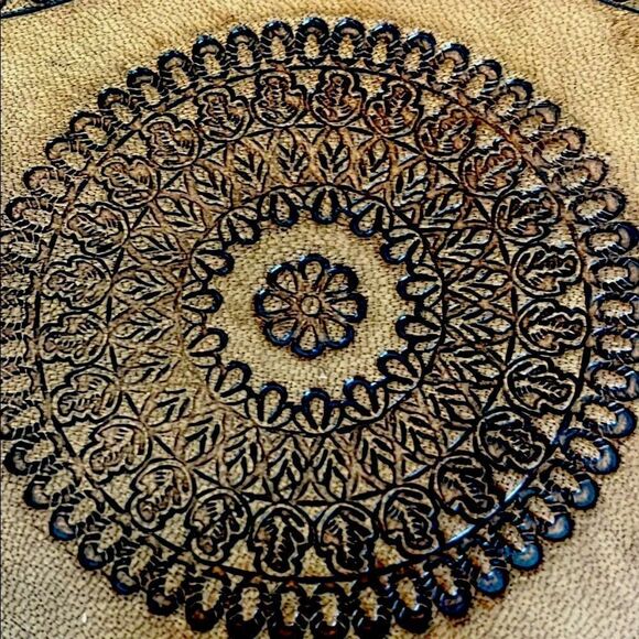 Mandela Style Brown Embossed Leather Journal - Picture 2 of 10